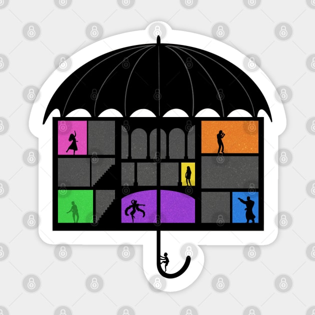 The Umbrella Dance Academy Sticker by Nori